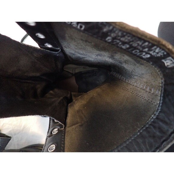 Corcoran Jump Boots Mens 8.5 D 1500 Black Leather Military Vintage USA Moto Punk